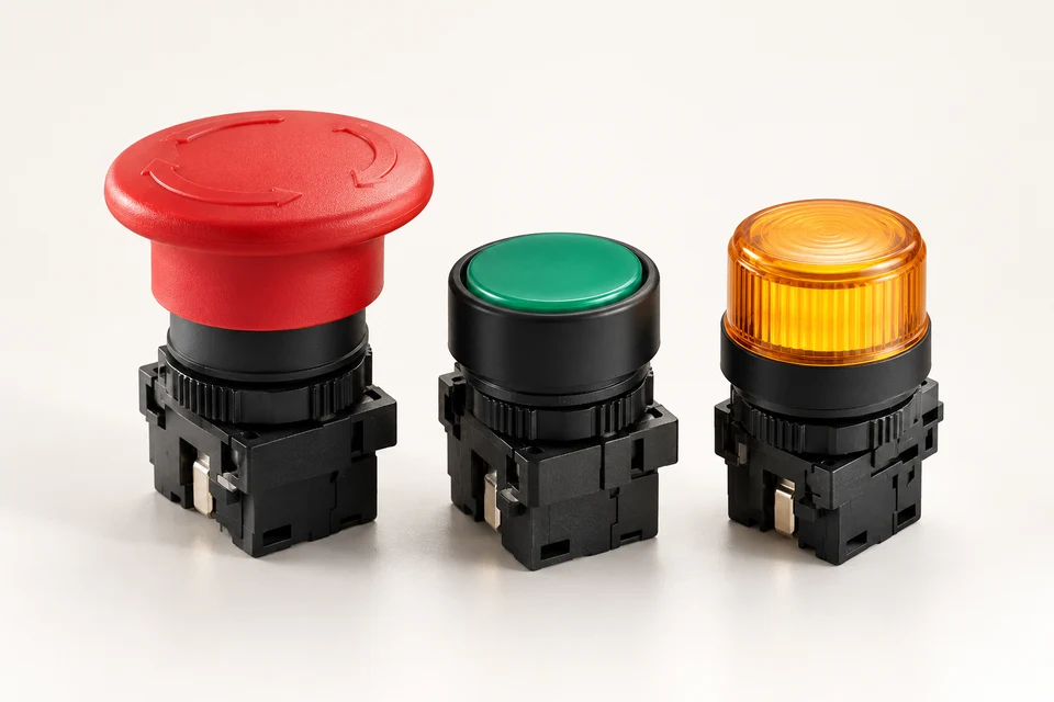 Illustrative studio product image of Push Buttons & Indicators