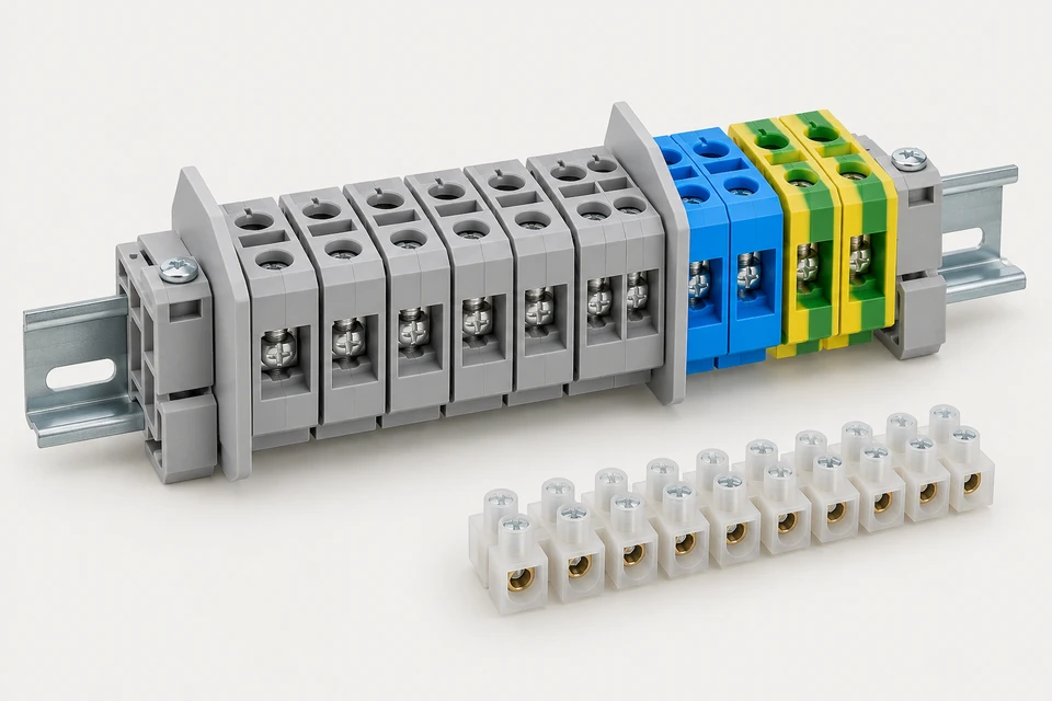 Illustrative studio product image of Terminal Blocks & Terminal Connectors